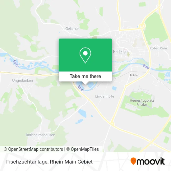 Карта Fischzuchtanlage