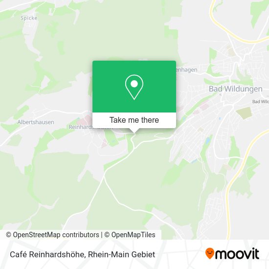 Карта Café Reinhardshöhe