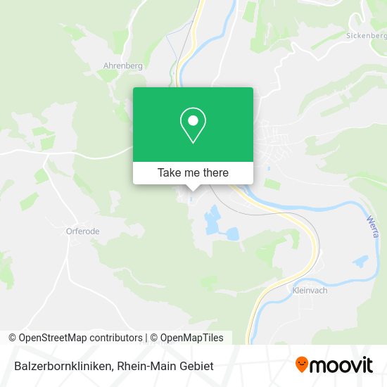 Карта Balzerbornkliniken