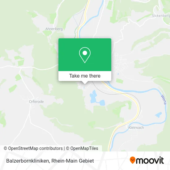 Карта Balzerbornkliniken