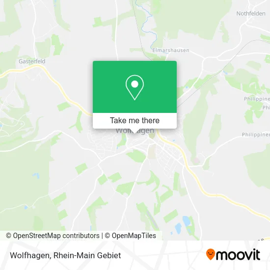Карта Wolfhagen