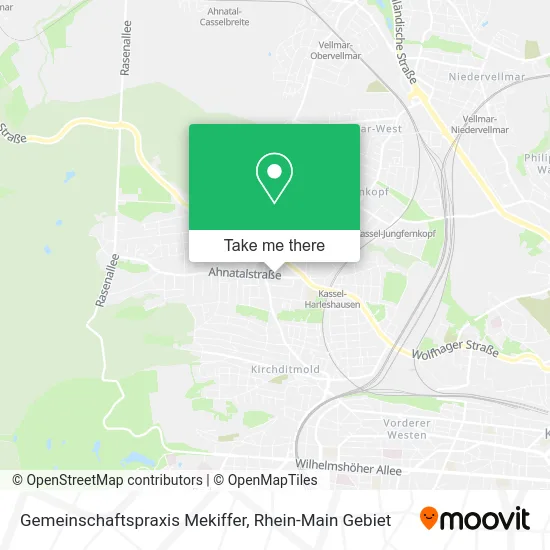 Карта Gemeinschaftspraxis Mekiffer