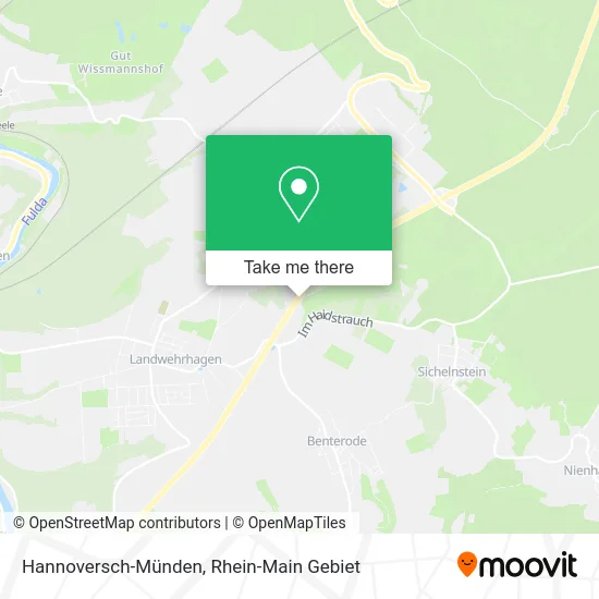 Карта Hannoversch-Münden