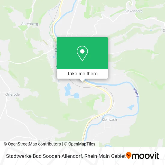 Карта Stadtwerke Bad Sooden-Allendorf