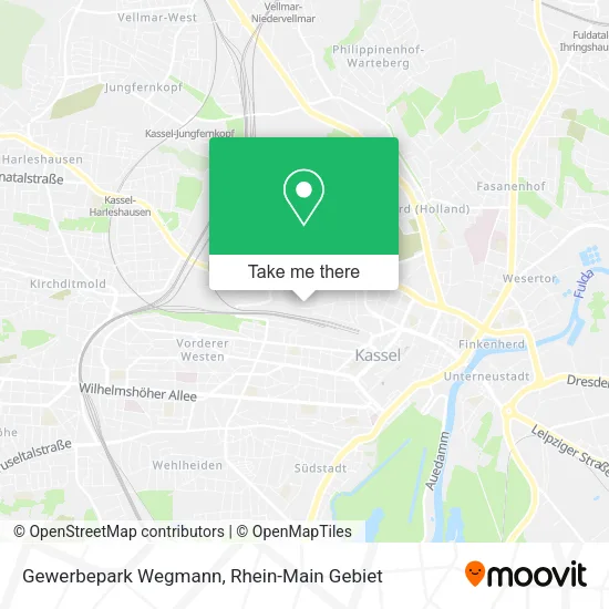 Карта Gewerbepark Wegmann