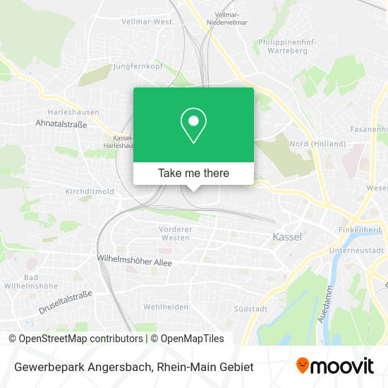 Карта Gewerbepark Angersbach