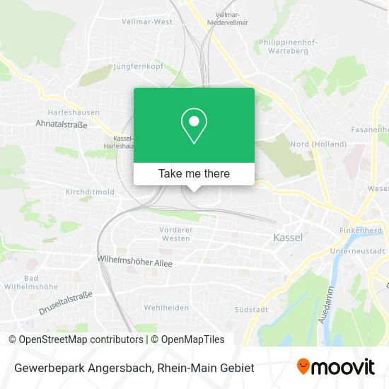 Карта Gewerbepark Angersbach