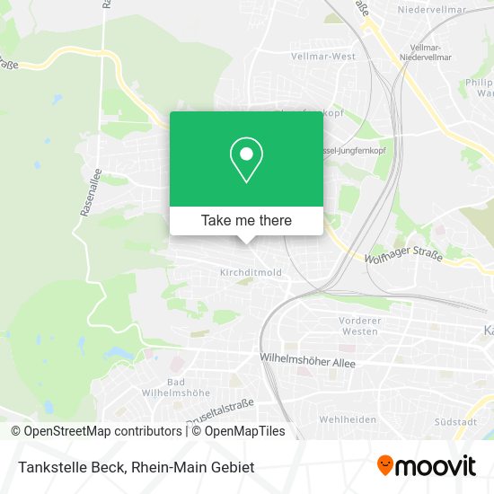 Карта Tankstelle Beck