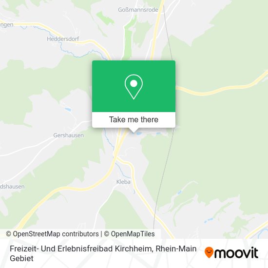 Карта Freizeit- Und Erlebnisfreibad Kirchheim
