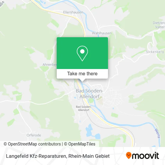 Карта Langefeld Kfz-Reparaturen