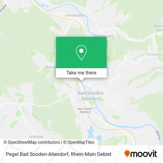 Карта Pegel Bad Sooden-Allendorf