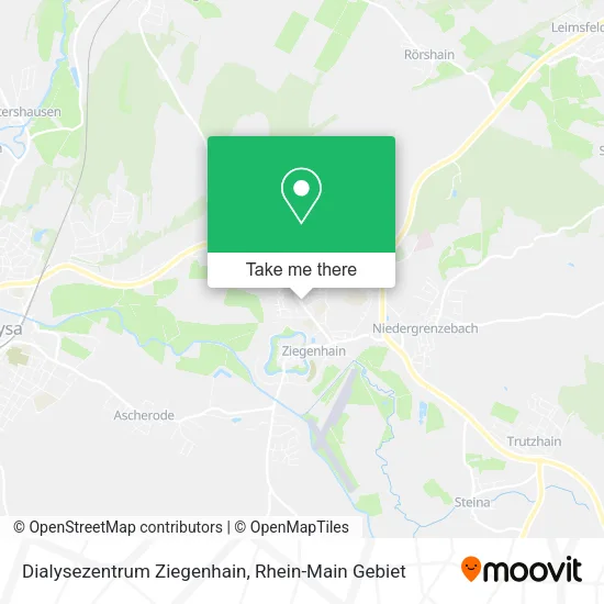 Карта Dialysezentrum Ziegenhain