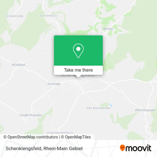 Карта Schenklengsfeld
