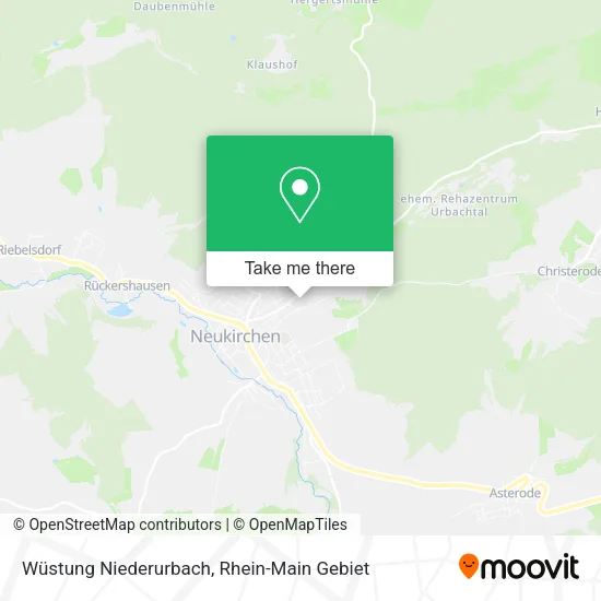Карта Wüstung Niederurbach