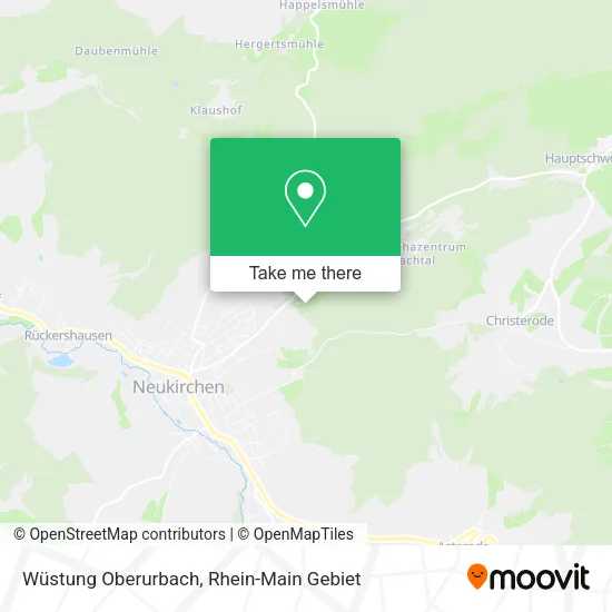 Карта Wüstung Oberurbach