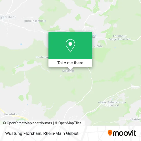 Карта Wüstung Florshain