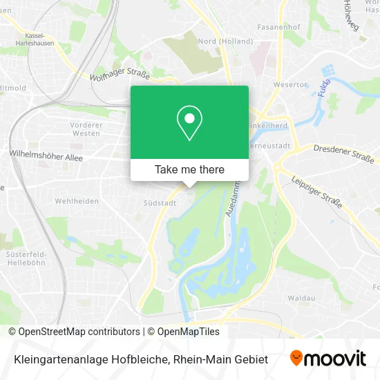 Карта Kleingartenanlage Hofbleiche