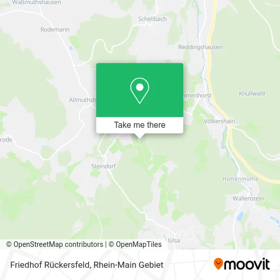 Карта Friedhof Rückersfeld