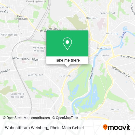 Карта Wohnstift am Weinberg