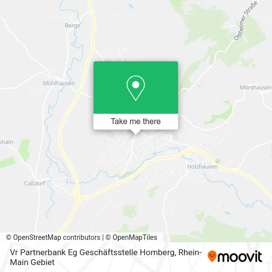 Карта Vr Partnerbank Eg Geschäftsstelle Homberg