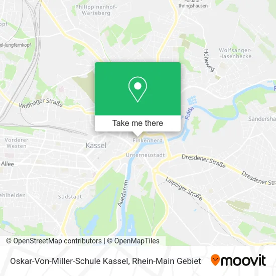 Карта Oskar-Von-Miller-Schule Kassel