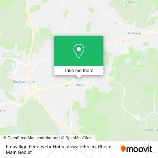Карта Freiwillige Feuerwehr Habichtswald-Ehlen