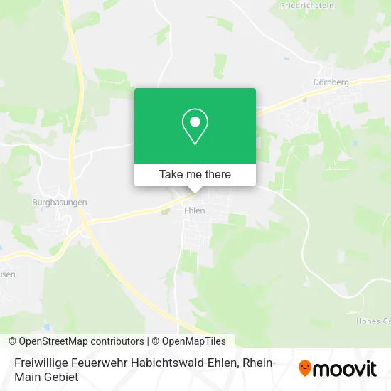 Карта Freiwillige Feuerwehr Habichtswald-Ehlen