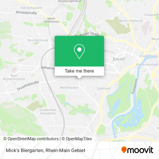 Карта Mick's Biergarten