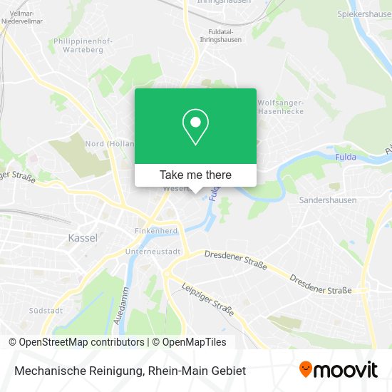 Карта Mechanische Reinigung