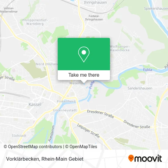 Карта Vorklärbecken