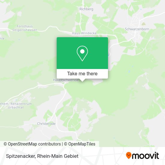 Spitzenacker map