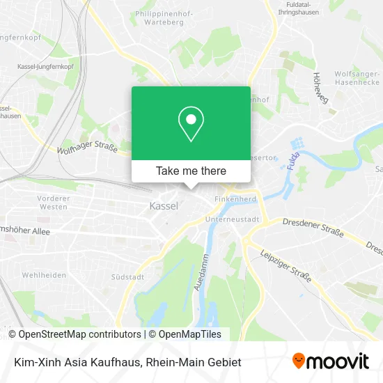 Карта Kim-Xinh Asia Kaufhaus