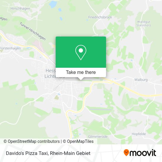 Карта Davido's Pizza Taxi