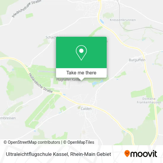 Карта Ultraleichtflugschule Kassel
