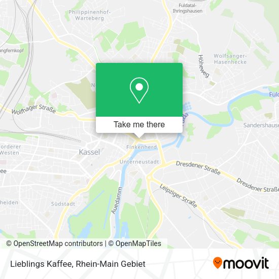 Карта Lieblings Kaffee
