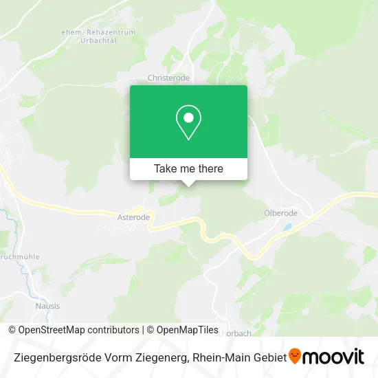Карта Ziegenbergsröde Vorm Ziegenerg