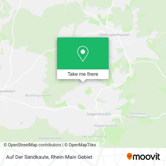 Карта Auf Der Sandkaute