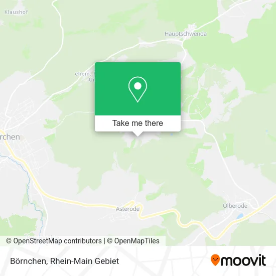 Карта Börnchen