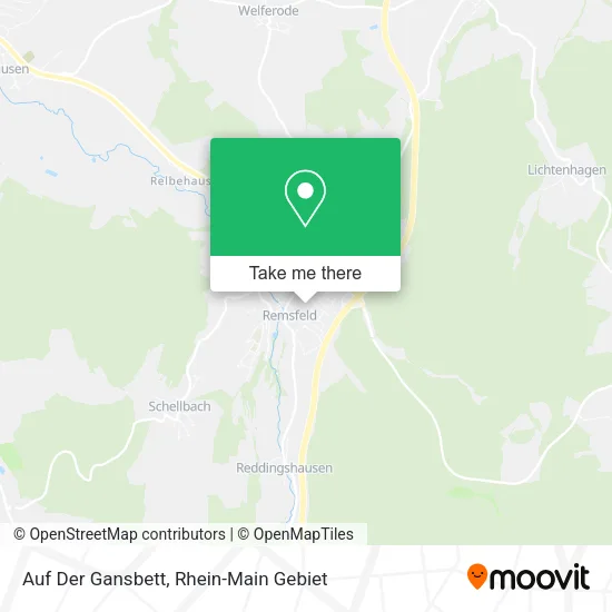 Карта Auf Der Gansbett