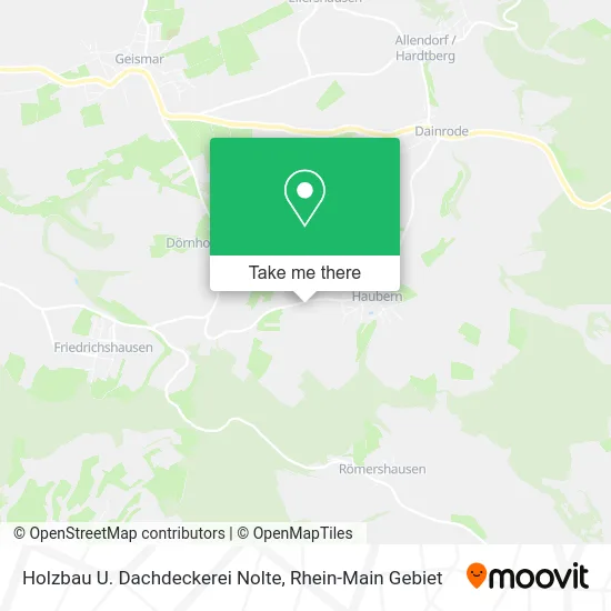 Карта Holzbau U. Dachdeckerei Nolte