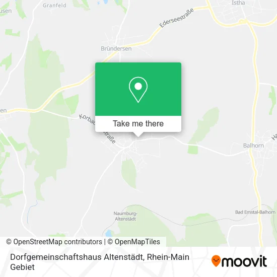 Карта Dorfgemeinschaftshaus Altenstädt