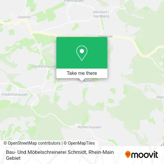 Карта Bau- Und Möbelschreinerei Schmidt