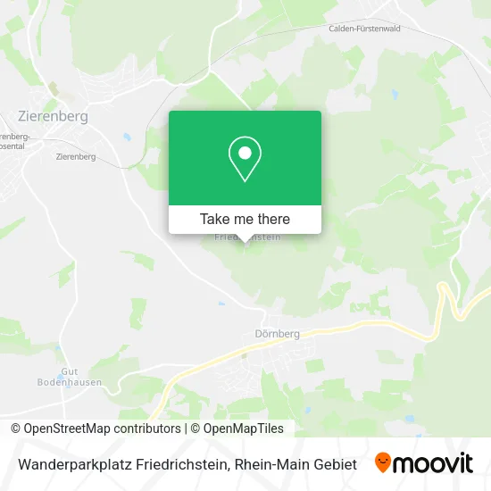Карта Wanderparkplatz Friedrichstein