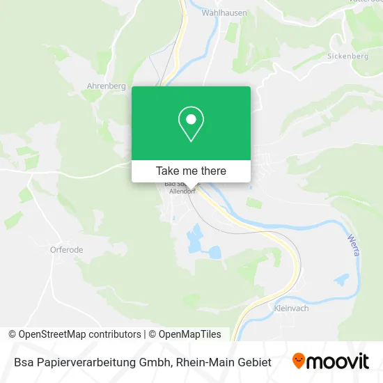 Карта Bsa Papierverarbeitung Gmbh