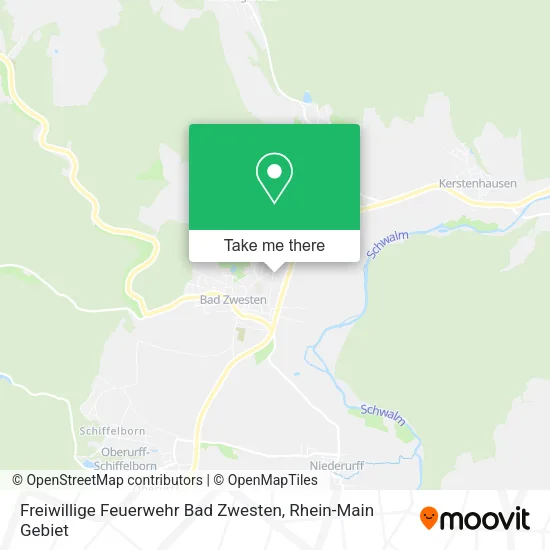 Карта Freiwillige Feuerwehr Bad Zwesten