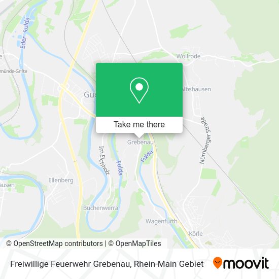 Карта Freiwillige Feuerwehr Grebenau