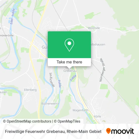 Карта Freiwillige Feuerwehr Grebenau