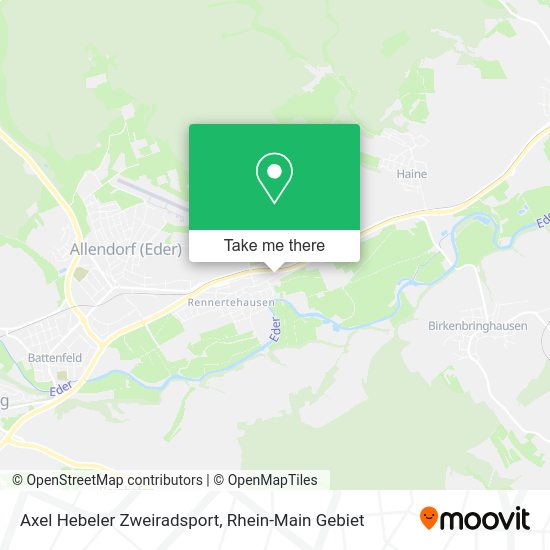 Карта Axel Hebeler Zweiradsport