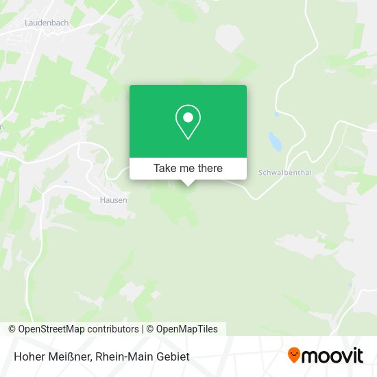 Карта Hoher Meißner