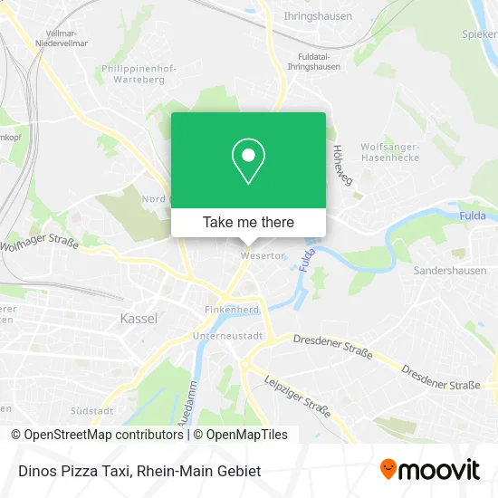 Карта Dinos Pizza Taxi